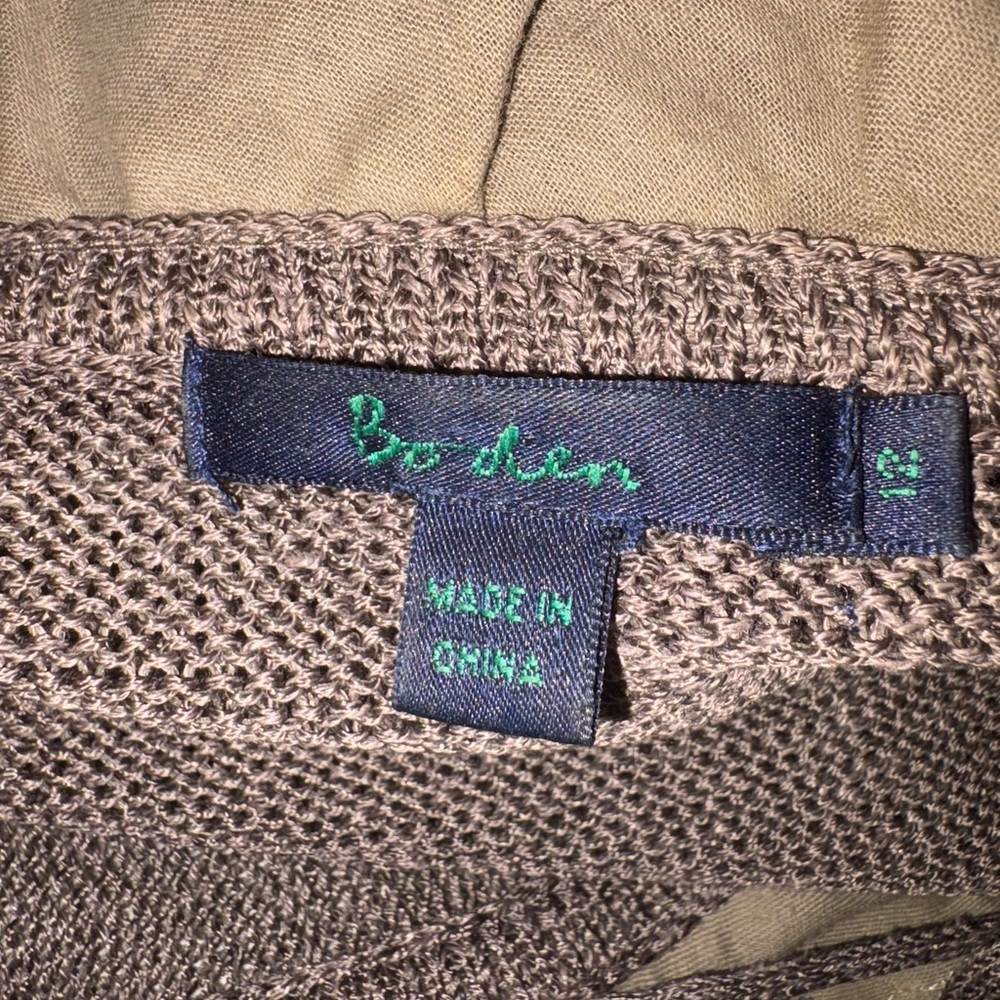 Boden Olive Brown Ruffle Cardigan - Picture 7 of 9